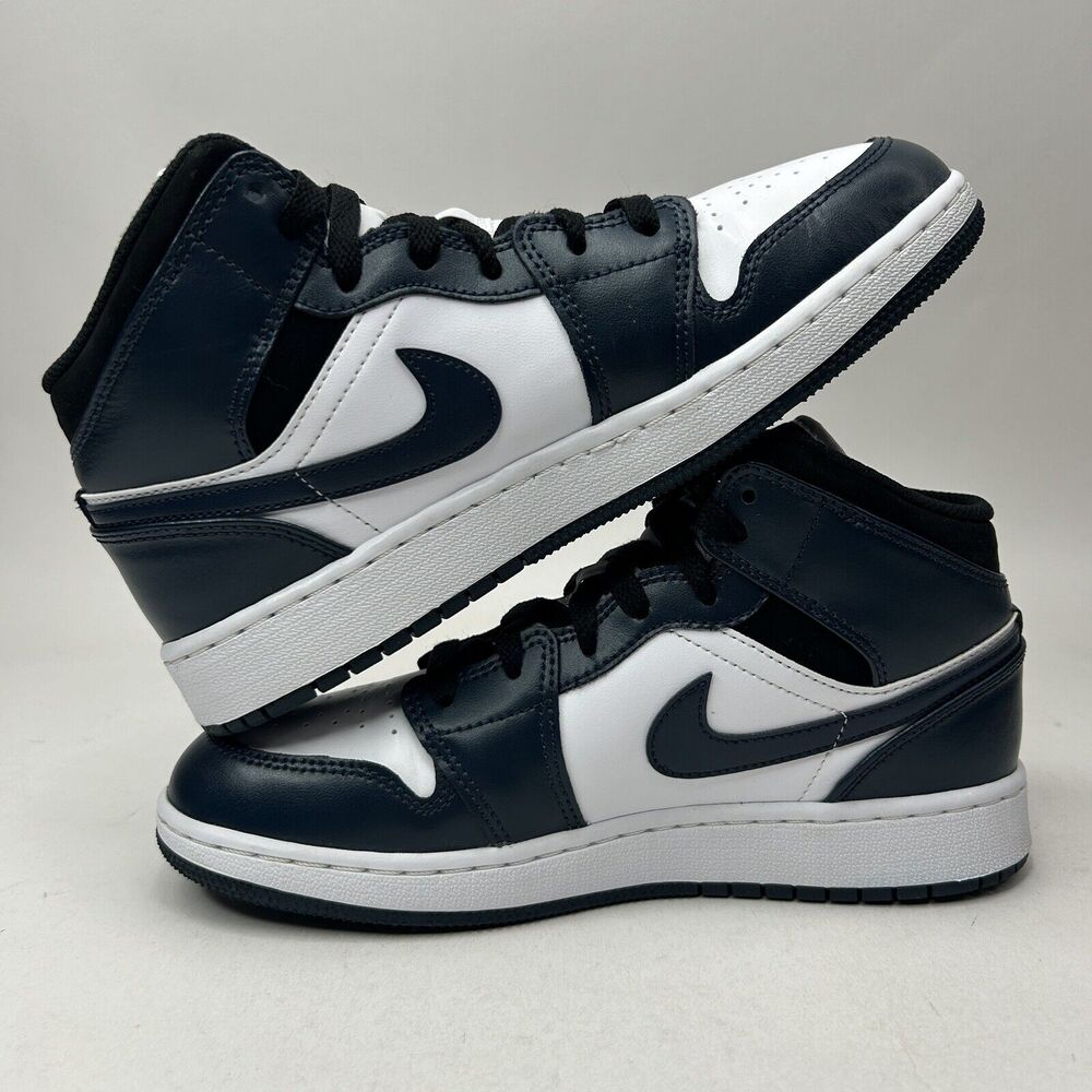 Nike Shoes Air Jordan 1 Mid Retro GS “Armory Navy” 2023 - Picture 3 of 8